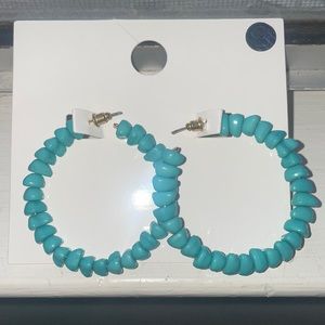 Earrings Teal- brand new